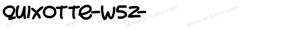 Quixotte-W5z字体转换