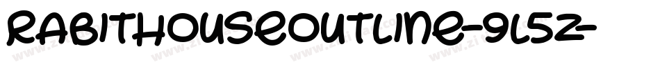 RabitHouseOutline-9l5Z字体转换