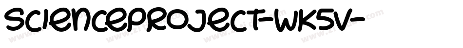 ScienceProject-WK5v字体转换