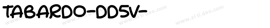 Tabardo-dd5V字体转换