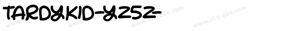 TardyKid-yZ5Z字体转换