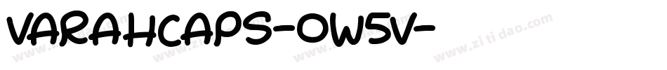 Varahcaps-ow5V字体转换