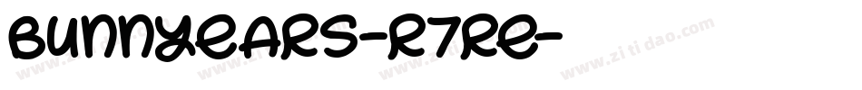 BunnyEars-R7rE字体转换