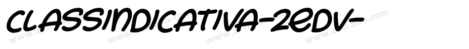 Classindicativa-2eDv字体转换