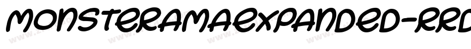MonsteramaExpanded-RRDv字体转换