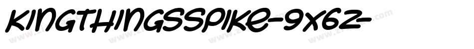 KingthingsSpike-9X6Z字体转换 KingthingsSpike-9X6Z字体转换