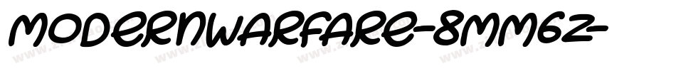 ModernWarfare-8MM6z字体转换