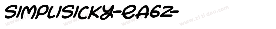 Simplisicky-EA6z字体转换 Simplisicky-EA6z字体转换