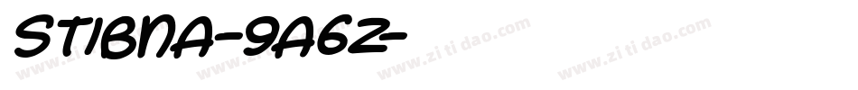 Stibna-9a6Z字体转换