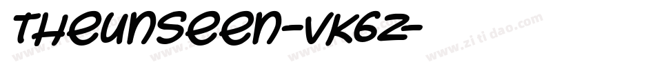TheUnseen-vK6Z字体转换 TheUnseen-vK6Z字体转换