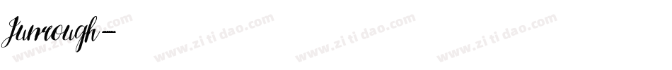 Junrough字体转换