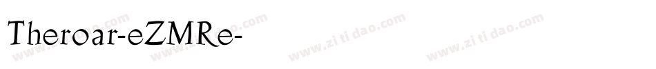 Theroar-eZMRe字体转换