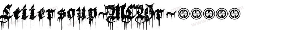Lettersoup-MLWr字体转换