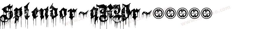 Splendor-qRWr字体转换 Splendor-qRWr字体转换
