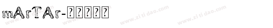 Martar字体转换
