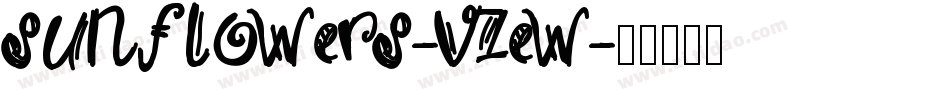 Sunflowers-V7Ew字体转换