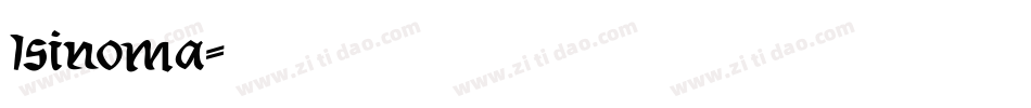 1sinoma字体转换