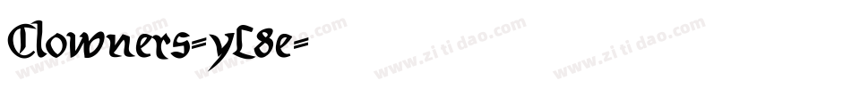 Clowners-yL8e字体转换