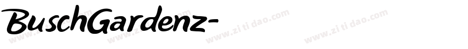 BuschGardenz字体转换