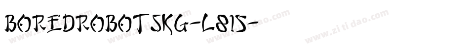 BoredRobotsKg-L815字体转换