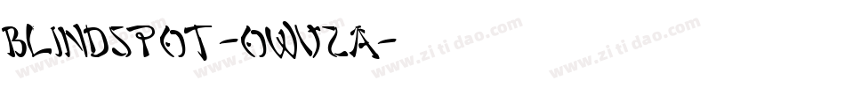 Blindspot-owv2A字体转换