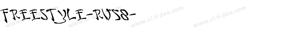 Freestyle-rv58字体转换