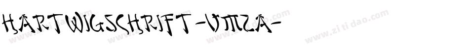 HartwigSchrift-vm2A字体转换
