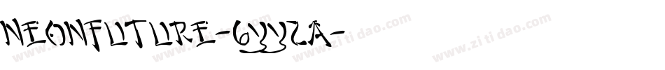 NeonFuture-6YY2A字体转换 NeonFuture-6YY2A字体转换