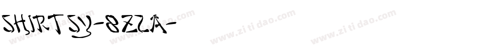 Shirtsy-8Z2A字体转换