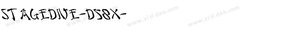 Stagedive-d58X字体转换