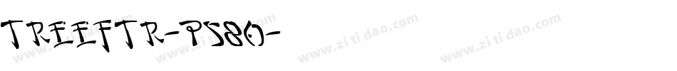 Treeftr-p58O字体转换