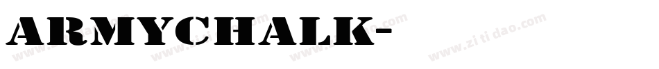 ArmyChalk字体转换