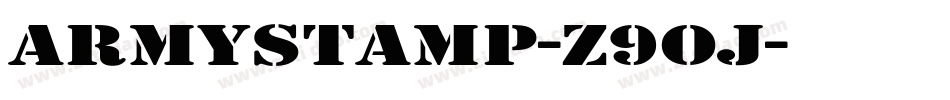 Armystamp-Z9OJ字体转换