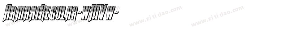 ArmaniRegular-wMVw字体转换