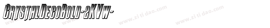 CrystalDecoBold-2KVw字体转换