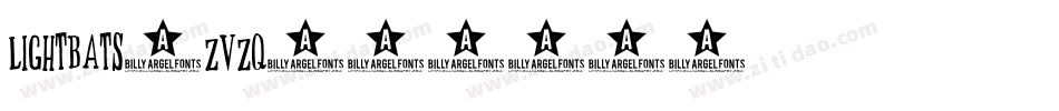 Lightbats-ZVZq字体转换