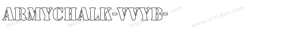 Armychalk-VVyB字体转换