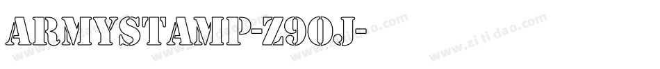 Armystamp-Z9OJ字体转换