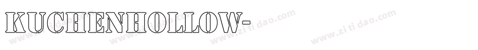 KuchenHollow字体转换