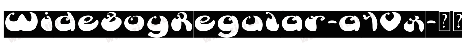 WideBoyRegular-a4Vx字体转换