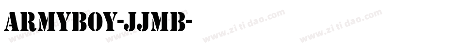 ArmyBoy-JJMB字体转换