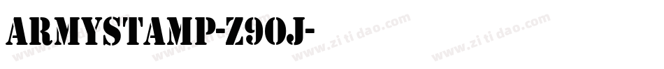 Armystamp-Z9OJ字体转换