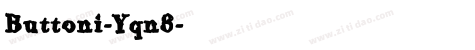 Buttoni-Yqn8字体转换