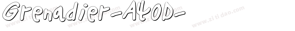 Grenadier-A40D字体转换