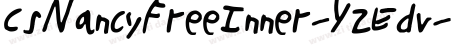 CsNancyFreeInner-YzEdv字体转换