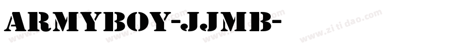 ArmyBoy-JJMB字体转换