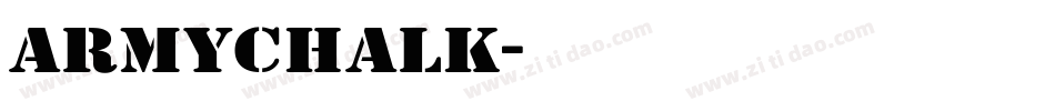 ArmyChalk字体转换