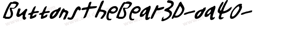 ButtonsTheBear3D-oa40字体转换