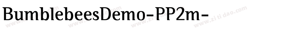 BumblebeesDemo-PP2m字体转换