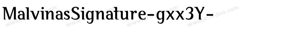 MalvinasSignature-gxx3Y字体转换 MalvinasSignature-gxx3Y字体转换